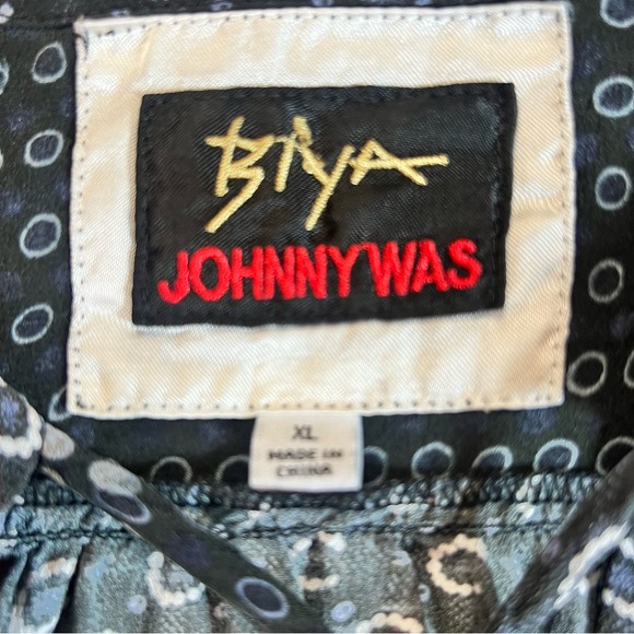 Johnny Was BiYA Embroidered Boho Blouse – Women’s XL - Picture 10 of 12
